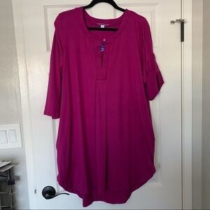 Swimsuits For All Magenta Swim Coverup